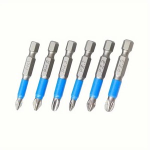 S2 Steel <b>Screwdriver</b> Bit Pz3 6.35mm Hex Shank Anti Slip Head For Electric Drill - Product Image 2