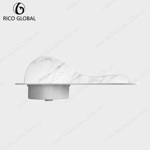 Lavabo de Baño de Porcelana de Diseño Moderno y Elegante de una Sola Pieza - Product Image 6