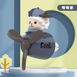 Rafraîchisseur d'air pour voiture Monkey Pilot Vent Diffuseur de parfum Rotating Propeller Air Outlet Fragrance Cute Cartoon Decor <span class=keywords><strong>Auto</strong></span> Accessories - Product Image 5