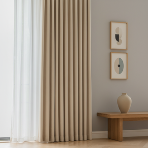 <span class=keywords><strong>Cortinas</strong></span> Opacas Modernas de Tela Gruesa Tejida, <span class=keywords><strong>Cortinas</strong></span> Aislantes de Alta Protección <span class=keywords><strong>para</strong></span> Sala de Estar, Tamaños Personalizables - Product Image 3