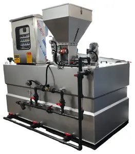 Full automatic preparation device integrated dosing system flocculant dosing device source manufacturer