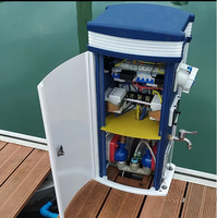 Support de puissance marin avec éclairage LED pour quais flottants / yachts, marinas, support de service