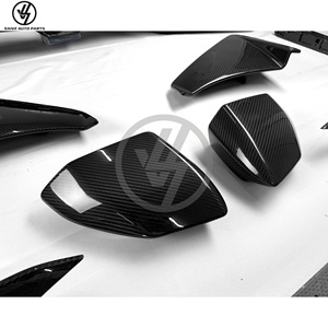 Kits de carrosserie de conversion en fibre de carbone style OEM pour Lamborghini Revuelto : Pièces automobiles, pare-chocs, diffuseur, jupes latérales, coques de rétroviseurs - Product Image 5