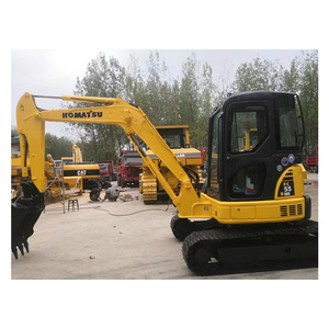 Mini-excavatrice sur chenilles Komatsu Pc55 d'occasion de haute qualité avec moteur et pompe, pour usage agricole/de construction à bas prix - Product Image 2