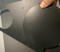 Plaque en fibre de carbone sur mesure usinée CNC, vente en gros d'usine, pour pièces automobiles et médicales