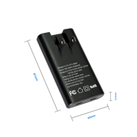 Pengisi Daya Dinding USB-C GaN 65W Pengisian Cepat 5V 2A Universal untuk Ponsel dan Perangkat Kompatibel QC3.0