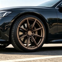 Jantes en alliage d'aluminium forgé sur mesure 5 branches 6061-T6 18/19/20 pouces 5x114.3 pour design concave bronze WRX STI Z34 FK8 FL5 A90 G37 Q50
