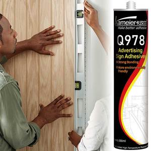 Adhesivo Kameier Q978 para sellador de vidrio de alta temperatura de Pvc 300Ml Q909 Super Glue Placa de Metal con techo falso adhesivo - Product Image 1