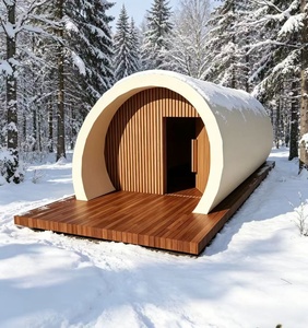 Casas Domo Prefabricadas Modernas Minimalistas de Acero y Hormigón, Ecológicas, Impermeables, Resistentes al Fuego, Duraderas, de Instalación Rápida, para Gimnasio - Product Image 4