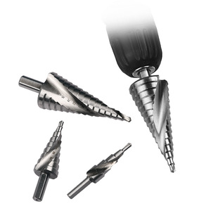 DZT <b>Step</b> <b>Drill</b> Bit 4-12mm 4-20mm Spiral Flute For Electric <b>Drill</b> Hole Enlarging - Product Image 3