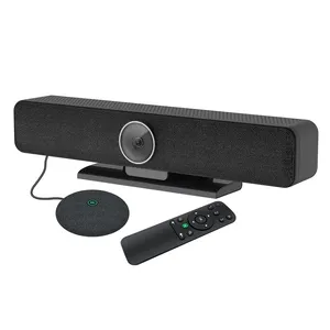 OEM ODM personalizzazione conferenza portatile 4K Audio videocamera Audio soppressione del rumore della telecamera per videoconferenza Sound Bar