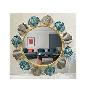 กระจกติดผนังรูปวงรีสำหรับตกแต่งบ้านกระจกติดผนังโลหะสำเร็จรูปแบบโบราณสำหรับตกแต่งแฟนซี - Product Image 5