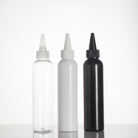 Mini PET 10ml 20ml 30ml 50ml 100ml 4oz 8oz 16oz flacon compte-gouttes en plastique bouchon à bouche pointue flacon à presser