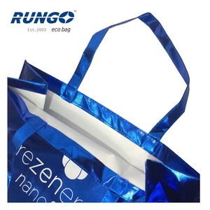 <span class=keywords><strong>Rungo</strong></span> azul metálico de polipropileno bolsa de polipropileno pp bolso no tejido - Product Image 6