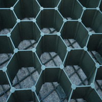 Geomalla de HDPE Plástica Moderna Personalizada, de Alta Resistencia y Tenacidad, para Construcción de Carreteras, Caminos de Entrada y Césped