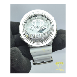 Reloj de Diamantes Moissanite VVS de Alta Calidad Premium, Plata de Ley 925, Reloj de Pulsera de Lujo Personalizado para Hombre y Mujer, Disponible para la Venta - Product Image 1