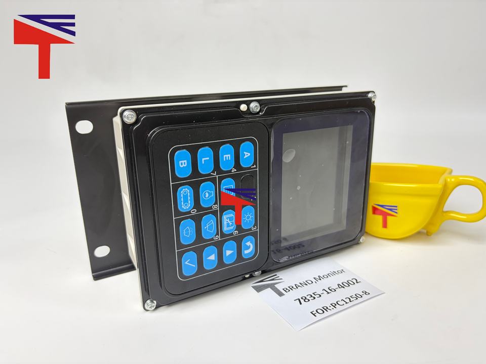 TE Brand Display Panel Monitor 7835-16-4002 for Excavator PC1250-8 ...