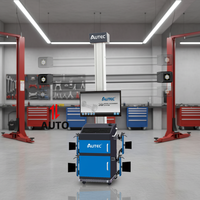 Máquina de Alineación de Ruedas 3D AUTEC ATW-A30, Pantalla Digital LED de 43'', Fuente de Alimentación de 220V, Garantía de 12 Meses, Cámara de 5MP, Precisión de 0.02 Toe