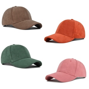 Wholesale Luxury Curved Brim Fashion 6 Panel Adjustable Metal Buckle High Quality Vegan Suede Snapback Baseball Caps with Logo - Product Image 6