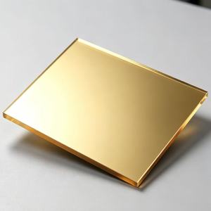 Plaque en <span class=keywords><strong>PMMA</strong></span> acrylique miroir doré extrudé 10mm/12mm/15mm/18mm/20mm, gravable au <span class=keywords><strong>laser</strong></span>, réfléchissante, pour découpe, en Perspex - Product Image 5