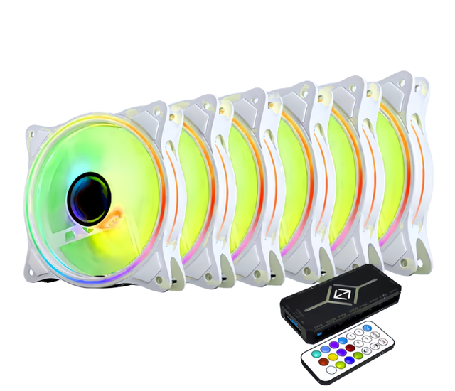 Factory in Stock Custom Silent Led PC Case Fan RGB Ventilador 120mm Rgb Fan Computer Fan 120mm Cpu Cooler for Pc case Cooling