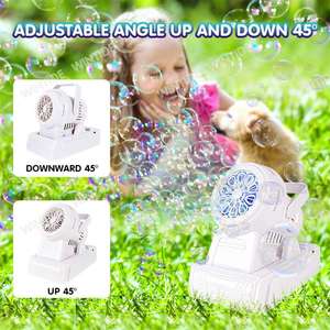 Bán buôn ngoài trời USB sạc bong bóng Blower Kids 'đảng giai đoạn Máy bong bóng nhựa xoay đồ chơi - Product Image 2