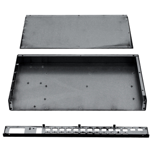 <span class=keywords><strong>1U</strong></span> 1.5U 2U 2.5u phun bột cán nguội mạ kẽm tấm kim loại hộp cho âm thanh điện tử đục Khung tủ mạng - Product Image 5