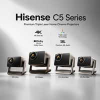 Projecteur Hisense C5 Ultra max 2026, 4400CVIA, projecteur laser tricolore, projecteur domestique 4K 3D, ouverture variable à 7 niveaux, C5 UltraMax