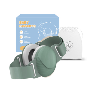Protège-oreilles pour bébé réutilisables, certifiés CE EN352-1 ANSI, en TPU et ABS, 23 NRR, pliables, avec bandeau réglable, <span class=keywords><strong>protection</strong></span> <span class=keywords><strong>auditive</strong></span> - Product Image 4