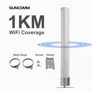 SUNCOMM <span class=keywords><strong>AN</strong></span>-5158 WiFi ファイバーグラスアンテナ 5.1-5.8GHz 2x2 MIMO 無指向性 13dBi 5G ホテル、家庭用、屋根/ポール設置 1.5 - Product Image 1