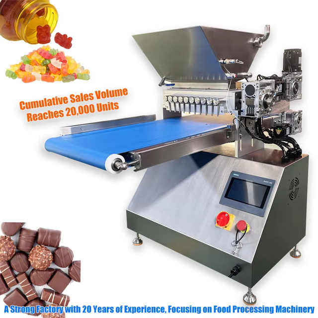 Automatic Lollipop Forming Machine Soft Gelatin Candy Production Line Depositor