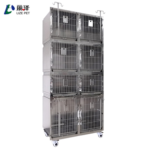 กรงสัตว์เลี้ยง ICU 304สัตวแพทย์4ชั้น8ประตูกรงสัตวแพทย์ - Product Image 6