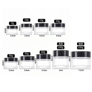 Bouteille en verre de qualité supérieure de 30 g, qualité alimentaire, avec bouchon doré personnalisé, personnalisation possible - Product Image 4