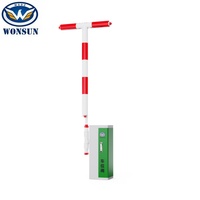 Porte de barrière de stationnement de VIP avec le bras gonflable en forme de T et le moteur sans brosse pour les espaces privés