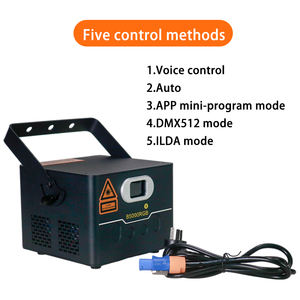 Igracelite APP/リモコン5W RGBアルミニウムキャビネットLazerフルカラーアニメーションレーザーステージライト - Product Image 4