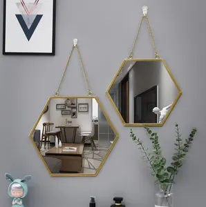 Specchio completo da parete moderno in metallo da 28.5cm