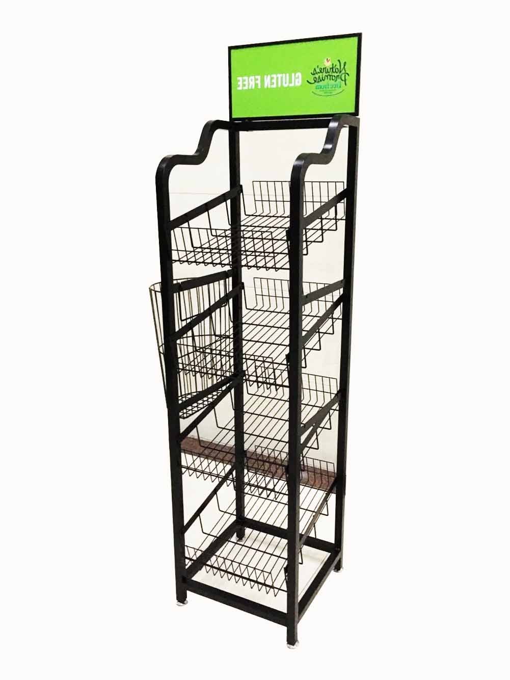 Metal Food Bakery Bread Display Racks Supermarket Stand for Effective Product Showcase — view 4