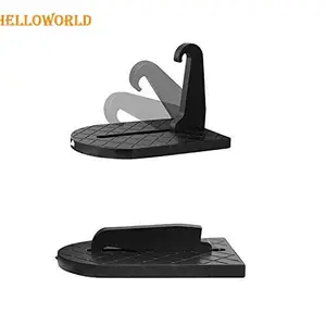 HelloWorld çok fonksiyonlu araba aksesuarları katlanabilir yardımcı Pedal çatı pedalı katlanabilir otomobil araç katlanır adım merdiveni