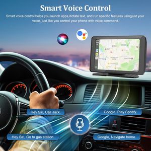 7 "IPS không dây Carplay Monitor IOS Carplay và Android Auto/ GPS navigation/điều khiển bằng giọng nói/Gương liên kết, Bluetooth/Video Recorder - Product Image 5