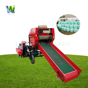 Hot Bán Chăn Nuôi Hay Cỏ Linh Lăng Ngô Ngô Thân Cây Thức Ăn Gói Silage Đóng Gói Đóng Gói <span class=keywords><strong>Baler</strong></span> Wrapper Máy Cho Trang Trại - Product Image 1