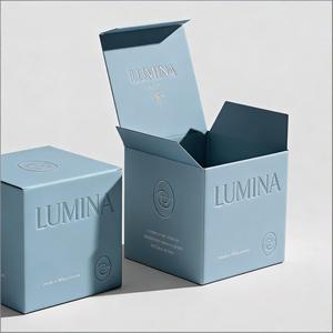 Caja de Regalo de Lujo con Logotipo Personalizado, Caja de Embalaje Cosmética de Cartón Impreso, Caja Rígida de Cartón Duro - Product Image 1