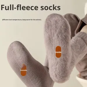 <span class=keywords><strong>Calze</strong></span> da Uomo Invernali Extra Spesse in Lana, <span class=keywords><strong>Calze</strong></span> Lunghe in Cashmere Felpate, <span class=keywords><strong>Calze</strong></span> Alte Calde Casual Antibatteriche a Tinta Unita - Product Image 3