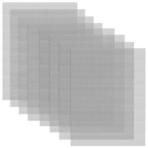 Valchoose Stainless Steel <b>Wire</b> <b>Mesh</b> 8 Pack 8.3x11.8 Inch 20 <b>Mesh</b> Bendable Non Rusting Rectangular Silver Weave Metal <b>Mesh</b> - Product Image 1
