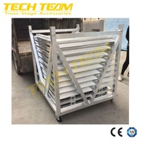 Barricada de multitud de aluminio de tráfico de concierto plegable de fácil instalación para pantallas de armadura para control de multitudes y barrera