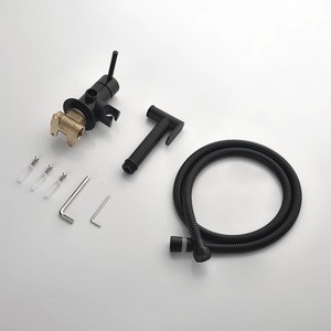 Valve de chasse d'eau moderne mains libres pulvérisateur de bidet en or brossé toilette eau chaude froide bidet mural pulvérisateur de bidet en laiton - Product Image 6