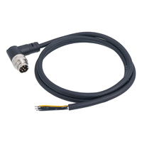 Connecteur de câble étanche M16 droit/à angle droit, mâle/femelle, blindé, surmoulé, fiche PVC, 1M, 3, 4, 5, 6, 8, 12, 14, 16, 19, 24 broches