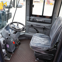 Großhandel 3-Tonnen-Radlader Diesel-Frontlader mit Schneeschaufel und Gabelaufsatz für Bauernhof, Hof, Straße und Baustelle