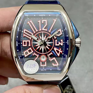 Reloj mecánico automático con diseño de barril de vino de lujo para hombre de oro rosa de primera calidad al por mayor, reloj resistente al agua con números arábigos - Product Image 2