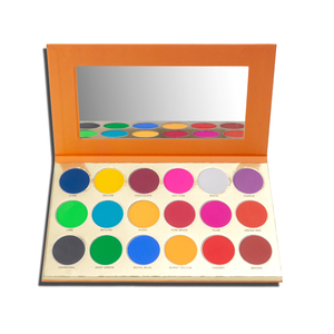 Paleta de sombra de ojos personalizable, <span class=keywords><strong>18</strong></span> colores, larga duración, vegana, maquillaje mate brillante, alto pigmento, novedad - Product Image 6
