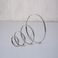 Collier de serrage en acier inoxydable pour conduit de ventilation flexible |   Bande de serrage robuste pour tuyau d'air de CVC |   Direct d'usine
